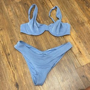 Abercrombie shimmer bathing suit